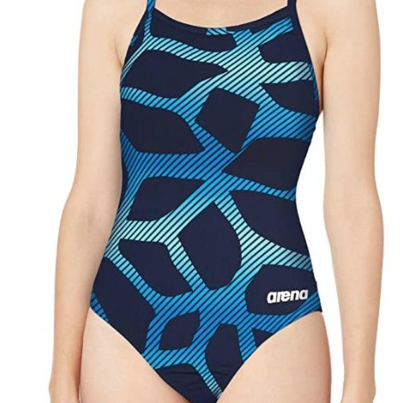 Arena Women's Spider Light Drop Back MaxLife One Piece Swimsuit - Picture 1 of 4